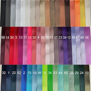 1 Inch Herringbone Webbing - 1" Webbing - Seatbelt Webbing - 1 Inch Strap Webbing - 25mm - Solid Webbing - 55 Color Choices - By the Yard image 6