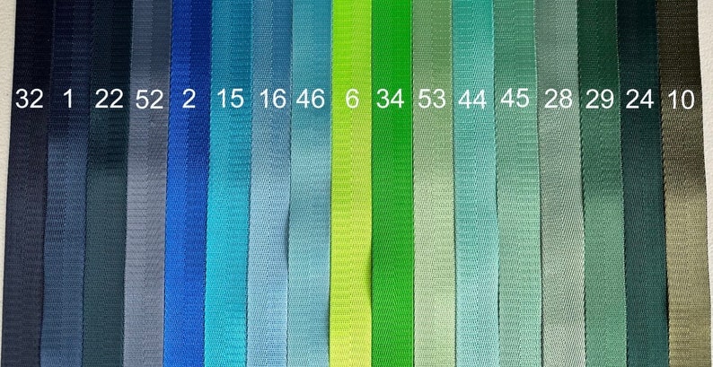 1 Inch Herringbone Webbing - 1" Webbing - Seatbelt Webbing - 1 Inch Strap Webbing - 25mm - Solid Webbing - 55 Color Choices - By the Yard image 9
