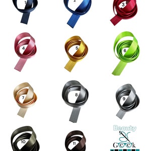 1 Inch Herringbone Webbing - 1" Webbing - Seatbelt Webbing - 1 Inch Strap Webbing - 25mm - Solid Webbing - 55 Color Choices - By the Yard image 1