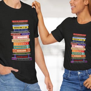 Black American Literature Love Tee: Book Lover's Unisex Jersey Short Sleeve Tee, Gifts for Readers, Bookish Apparel, Literary T-Shirt, image 5