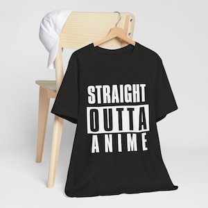 Solar Opposites Straight Outta Anime Tee, Terry's T-Shirt Collection, Quality Print, Parody Shirt, Ribbed Collar, Retail Fit, 100% Cotton image 1