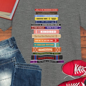 Black American Literature Love Tee: Book Lover's Unisex Jersey Short Sleeve Tee, Gifts for Readers, Bookish Apparel, Literary T-Shirt, image 1