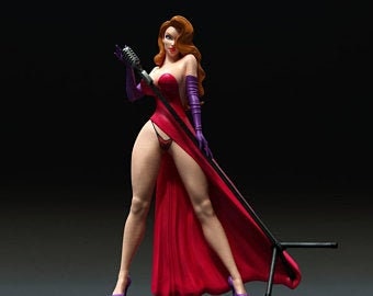 Jessica Rabbit Kleid Etsy