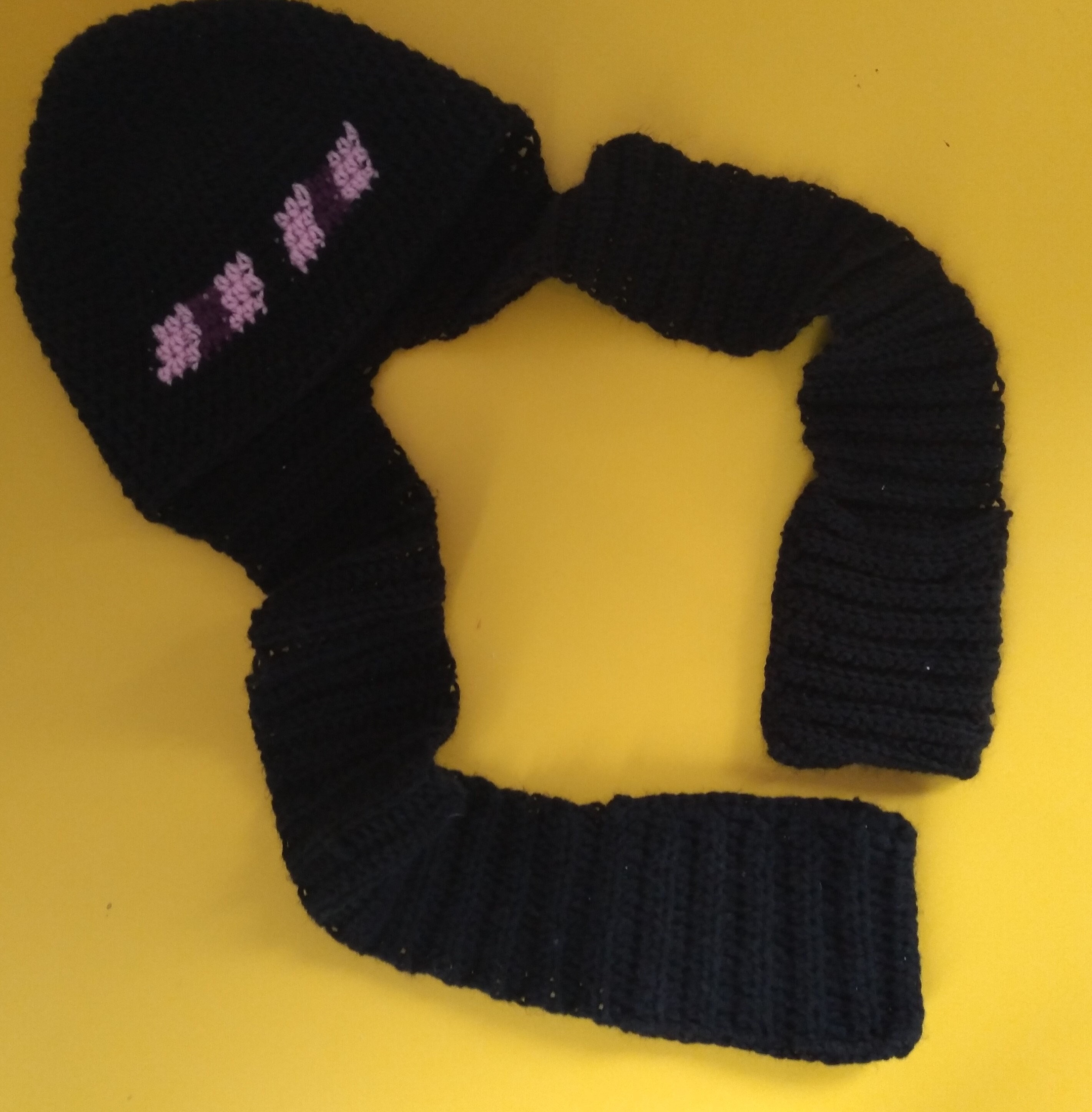 Minecraft Enderman Embroidered Beanie