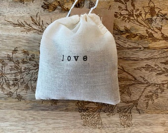 LOVE Herbal Sachet Spell Bag