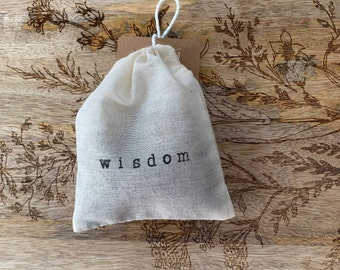 WISDOM Herbal Sachet Spell Bag
