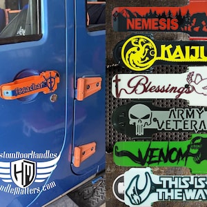 Custom Jeep Wrangler JK Door Handle (2007-2018) - Stainless Steel, Weatherproof