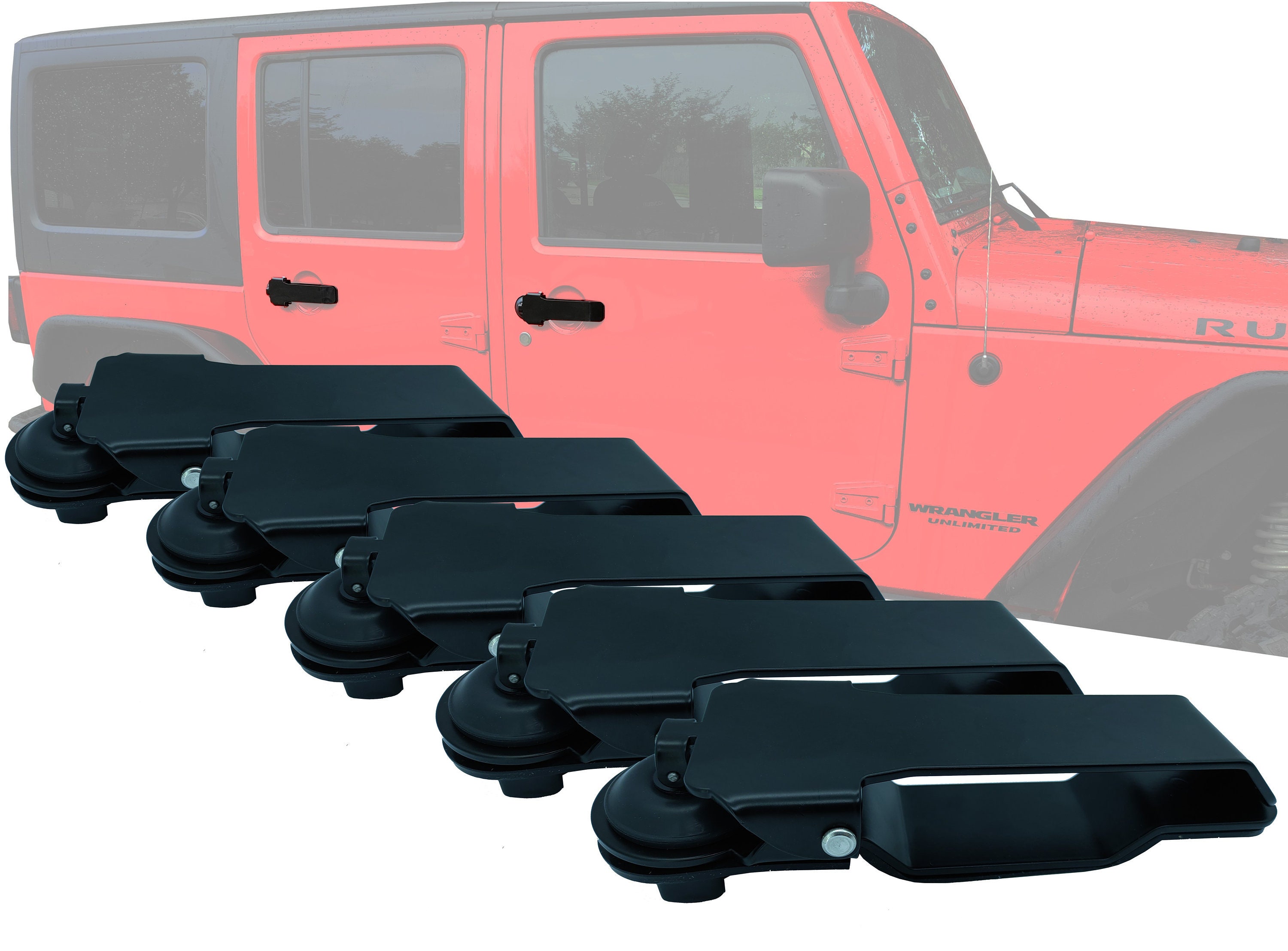 MetalJeep Door Handle for 20072018 Jeep Wrangler JK/JKU Set Etsy