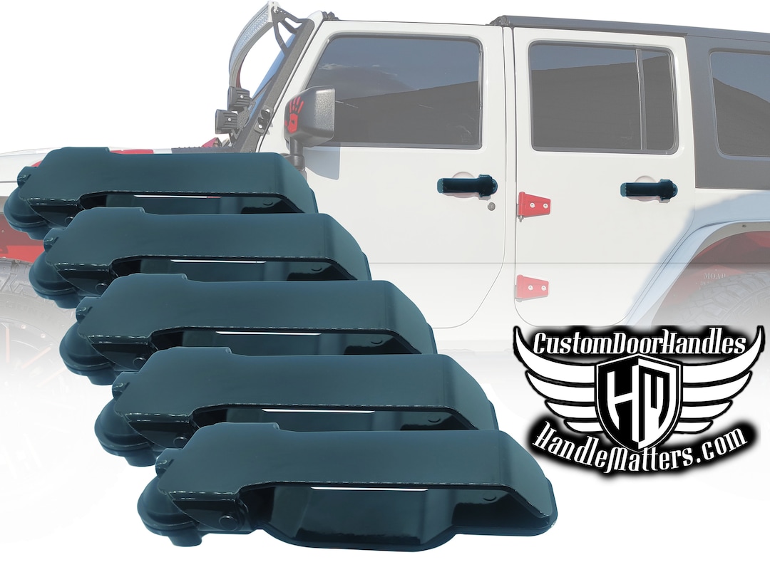 Handle Matters Door Handle for 20072018 Jeep Wrangler JK/JKU set of 5