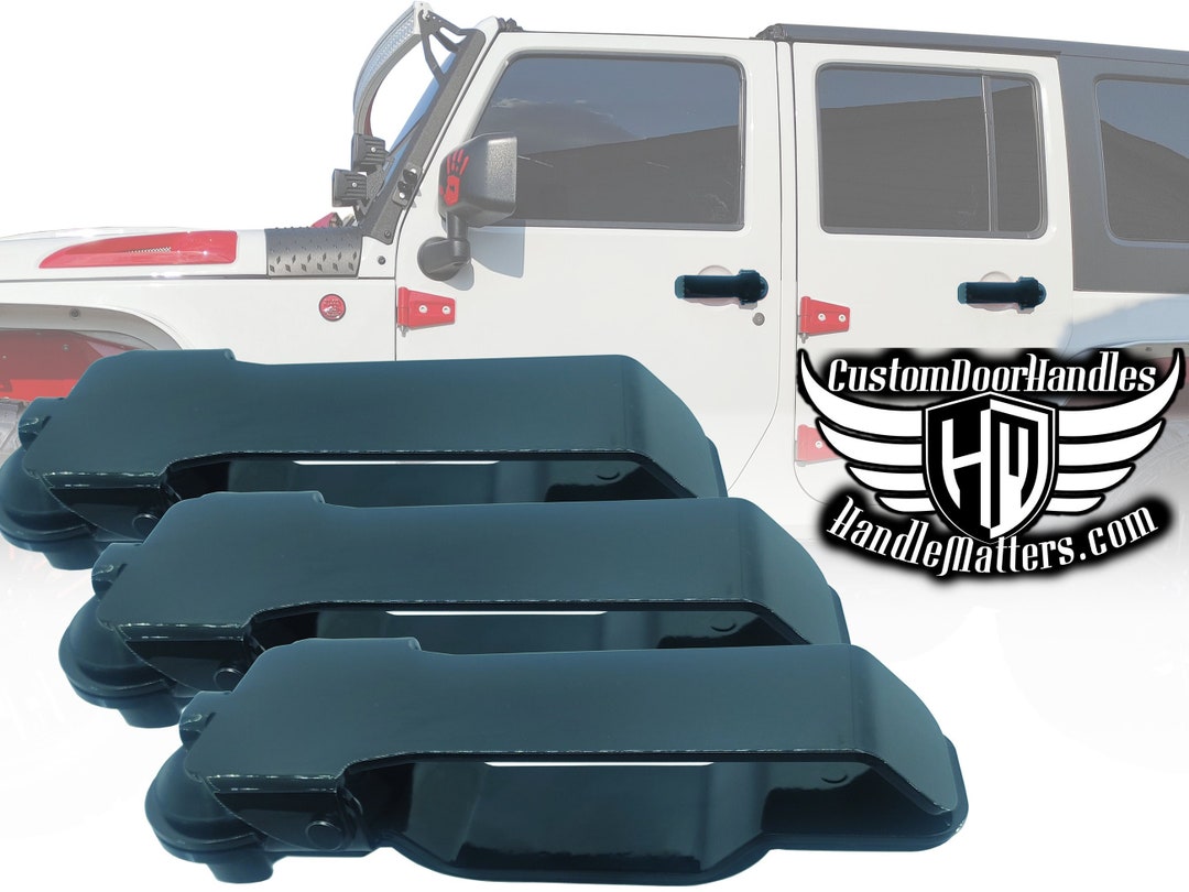 Handle Matters Door Handle for 20072018 Jeep Wrangler JK/JKU set of 3