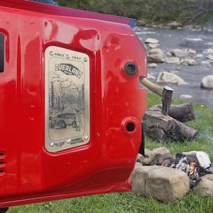 Overland Jeep Wrangler JK Data Plate Vent Replacement for Overlanding, Camping and Outdoors