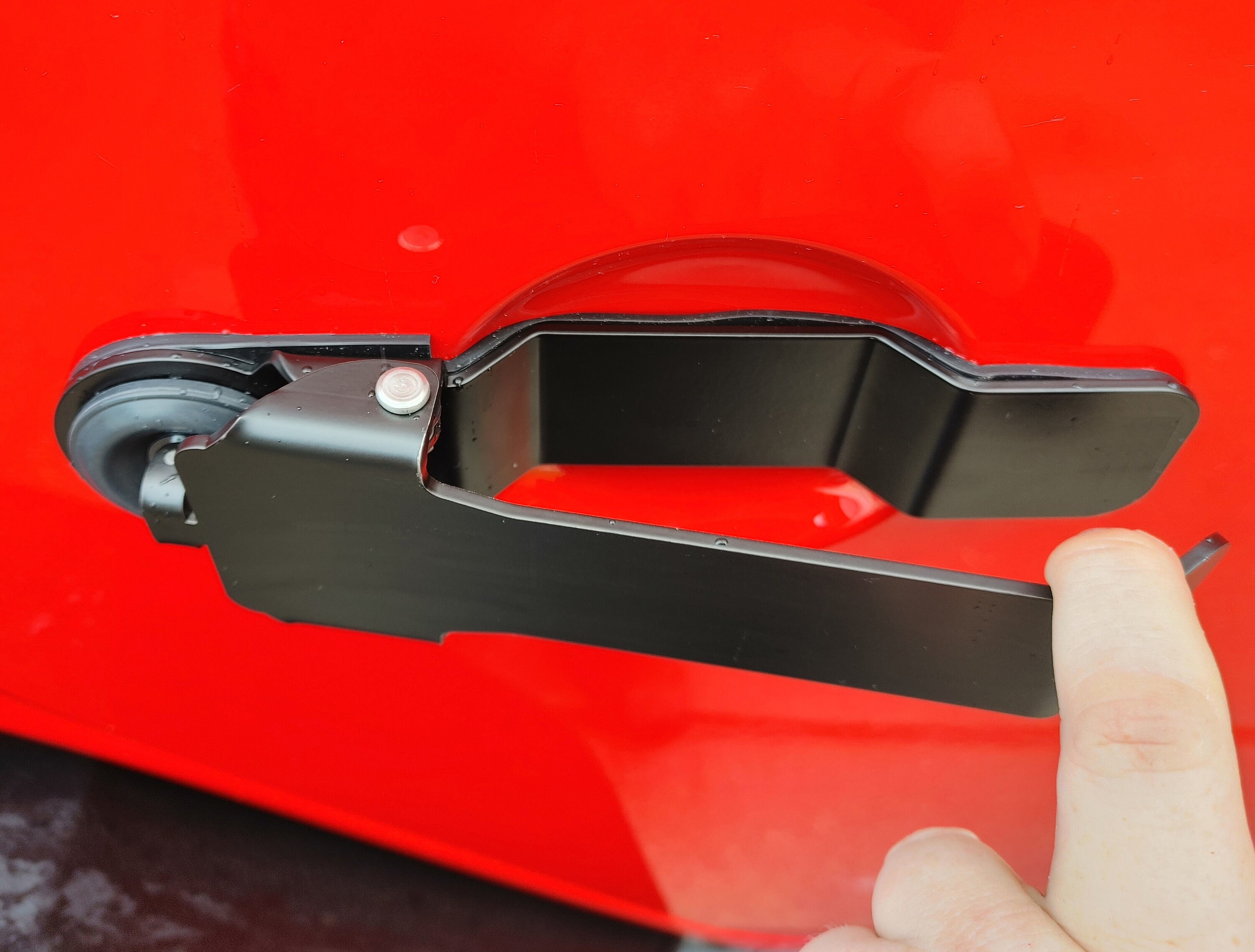 Xprite Flag Style Exterior Door Handle Set For 2007-2018 Jeep Wrangler JK 4-Door (5 Pieces)