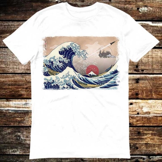 The Great Wave Off Kanagawa Hokusai Japanese Art T-Shirt The Great Wave Off Kanagawa Hokusai Japanese Art T-Shirt
