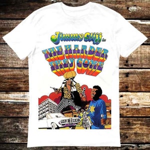 The Harder They Come Poster 70s Jimmy Cliff Film Reggae Music T Shirt Meme Gift Top Tee Unisex Gamer Movie Music 6373