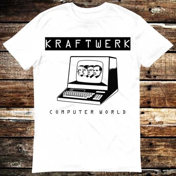 Kraftwerk Promo Release Computer World Vinyl Label T Shirt Meme Gift Funny Tee Vintage Style Aesthetic Unisex Gamer Cult Movie Music 6062
