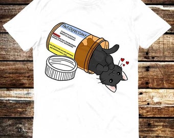Cat antidepressant shirt hotsell