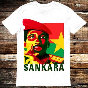 Thomas Sankara African Marxist Revolutionary T Shirt Meme Gift Top Tee Unisex Gamer Movie Music 6376