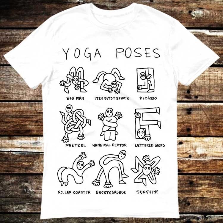yoga themed t shirts