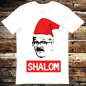 Shalom Jackie Jim Bell Weihnachten Freitag Abend Abendessen T Shirt Meme Geschenk Shirt Lustig Vintage Stil Unisex Gamer Kultfilm Musik 6156