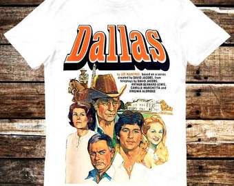 Dallas 80s Classic Tv Series J.R. Series Movie T Shirt Meme Gift Top Tee Unisex Gamer Movie Music 6311