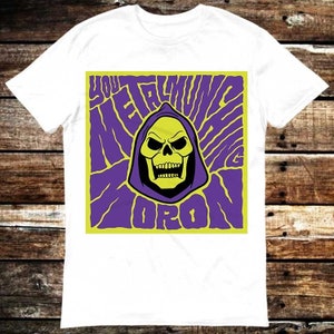 Skeletor He-Man Comic 80s You Metal Munching Moron Let Them Escape T Shirt Meme Gift Funny Tee Vintage Style Unisex Gamer Cult Movie 6032