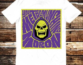 Skeletor He-Man Comic 80s You Metal Munching Moron Let Them Escape T Shirt Meme Gift Funny Tee Vintage Style Unisex Gamer Cult Movie 6032