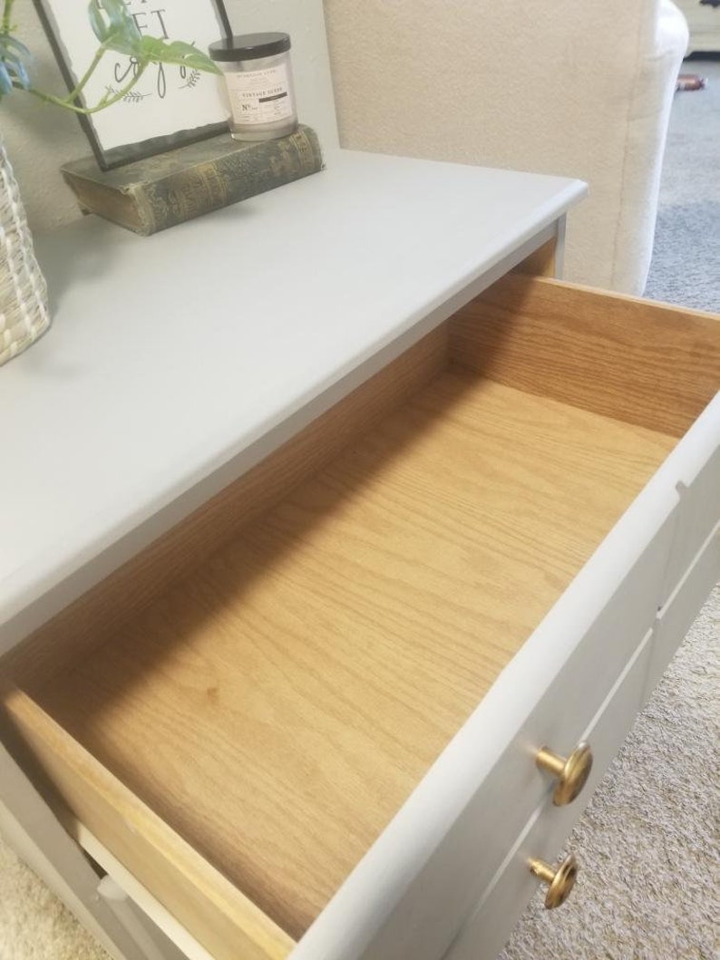 Light Grey Nightstand SOLD EXAMPLE ONLY Etsy