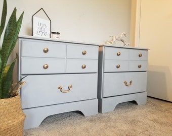 Light Grey Nightstand *SOLD* EXAMPLE ONLY