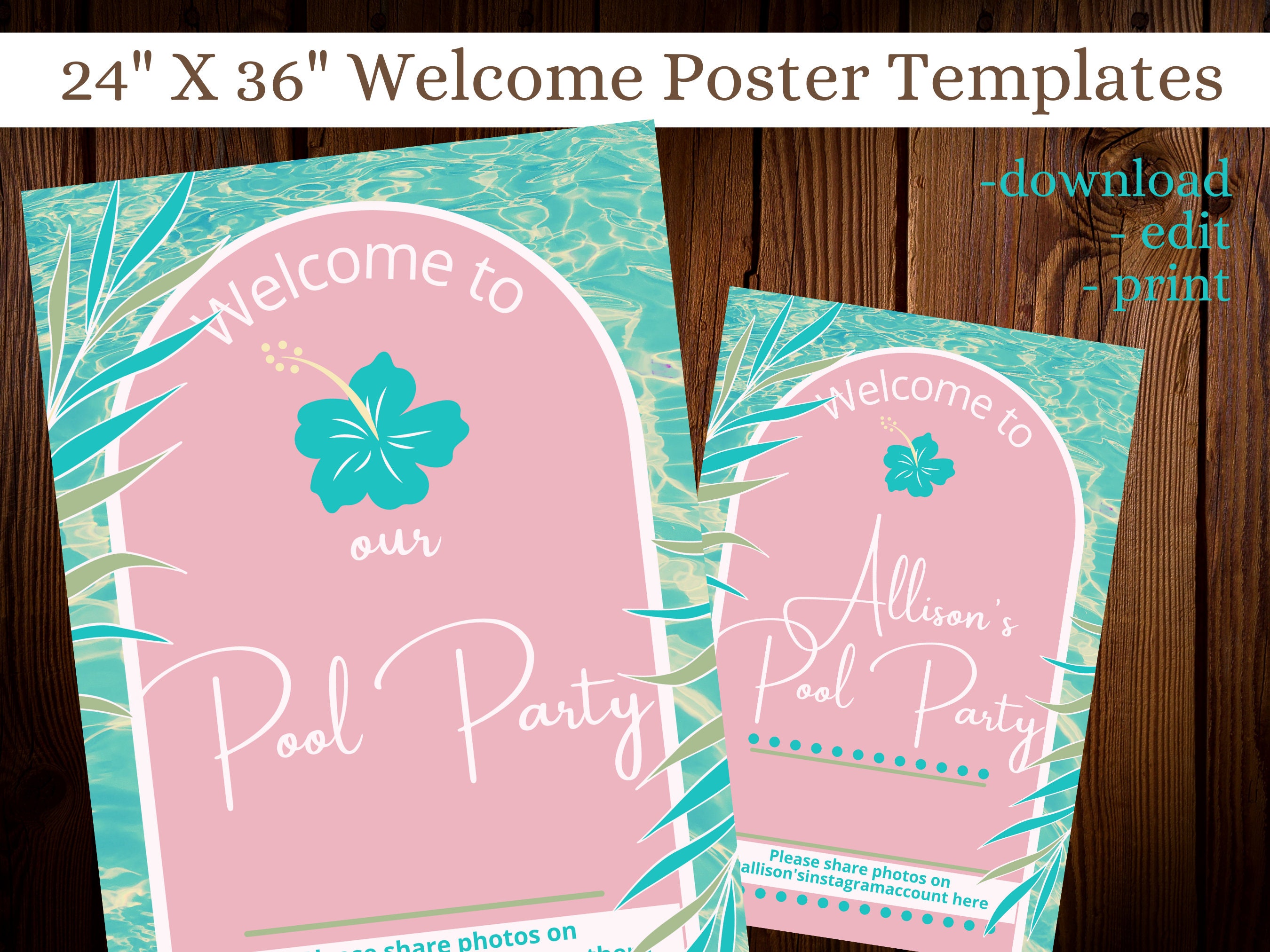 Poster Board Layout Template