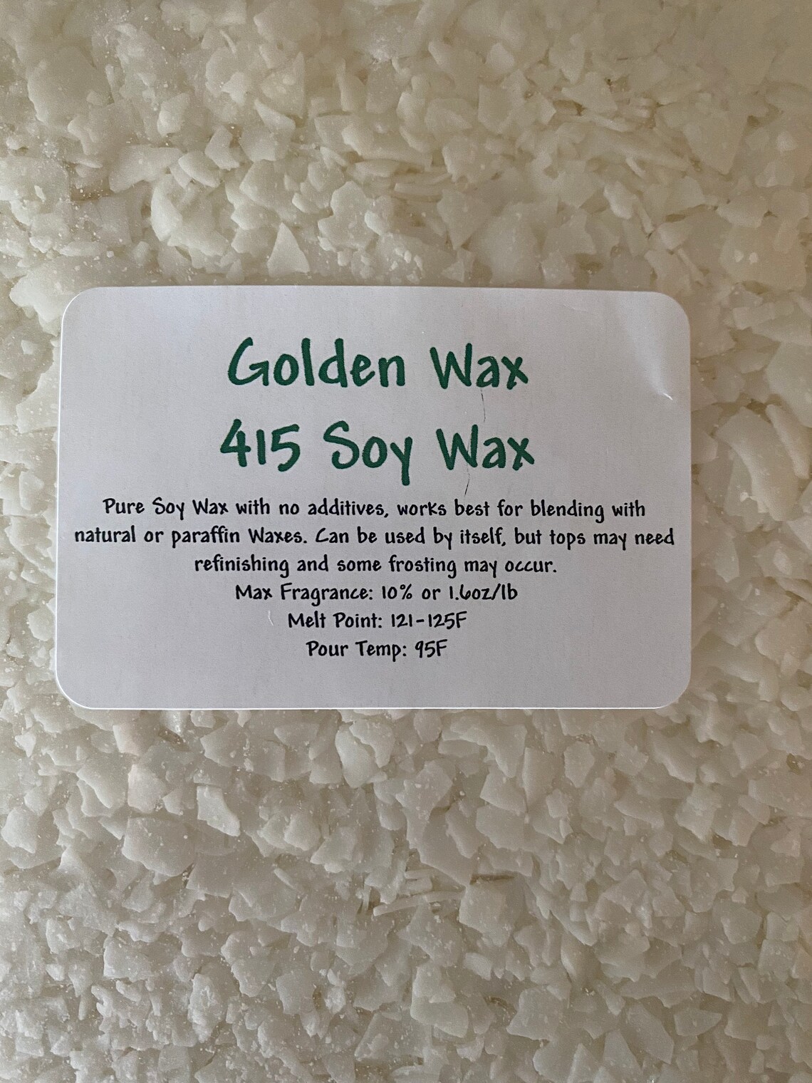 415 All Natural Soy Wax 5lbs Etsy