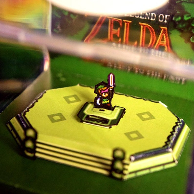 SCENTED Legend of Zelda A Link to the Past 3D Papercraft Diorama FREE