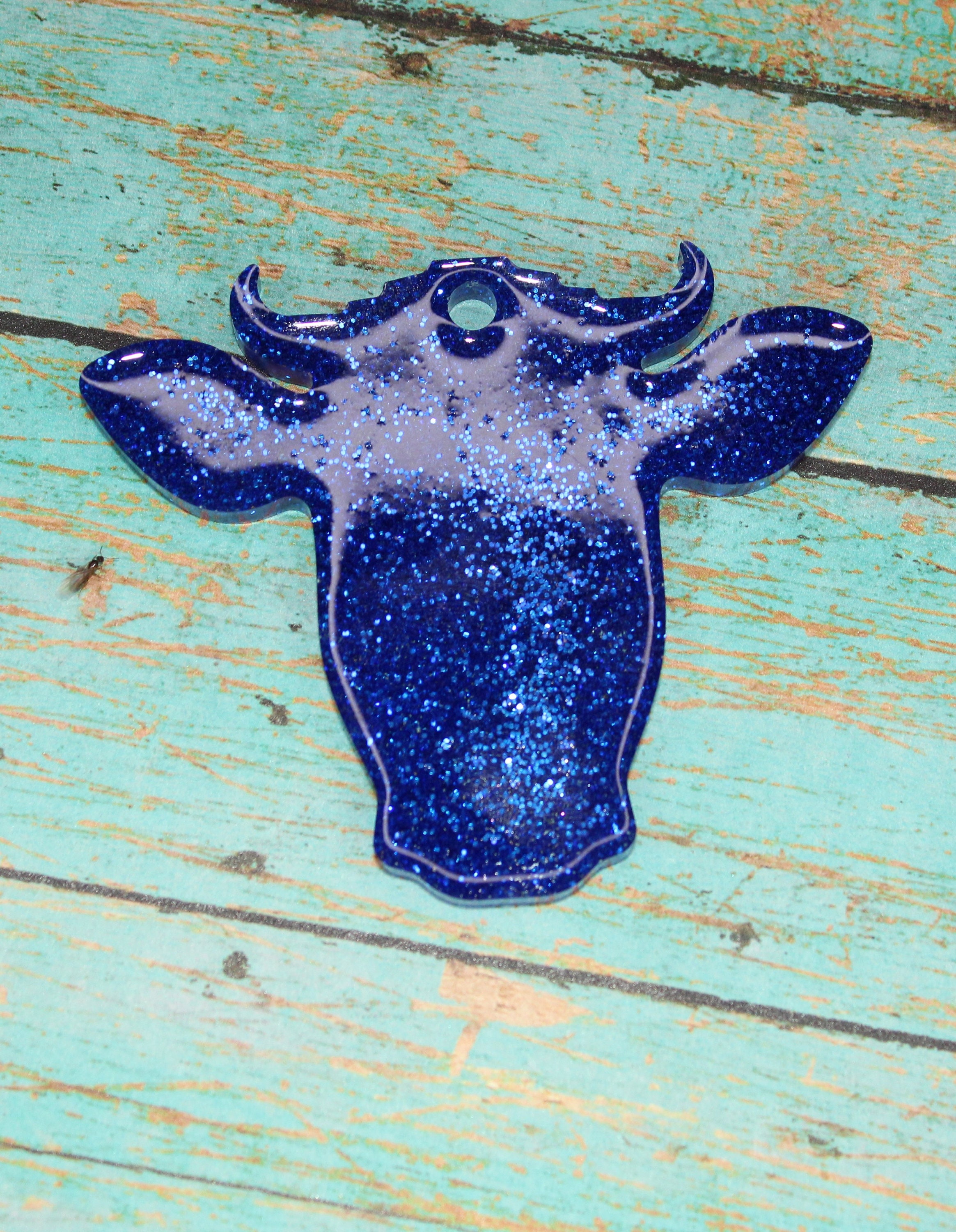 Cow head Keychain Etsy