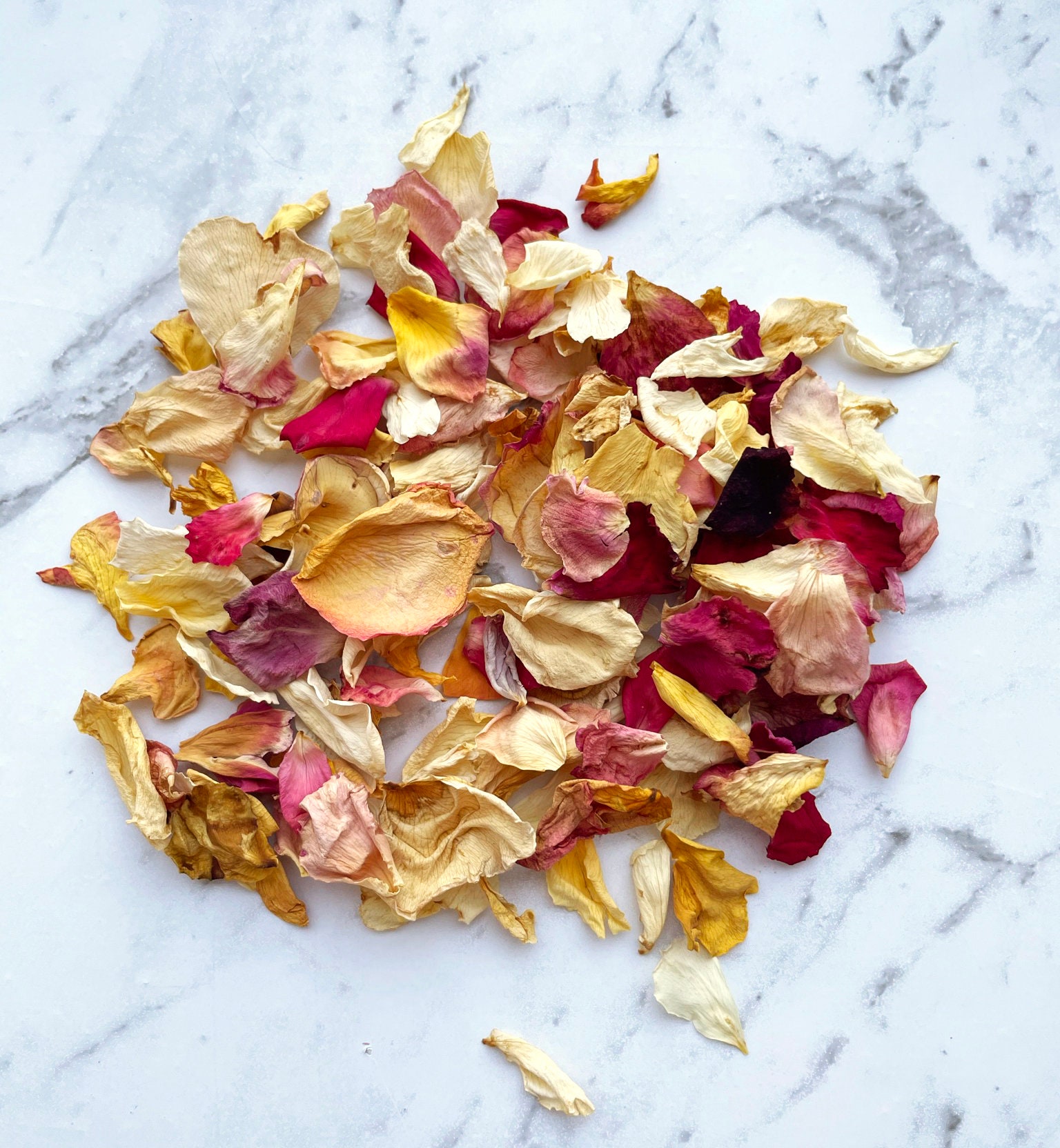 Dried Rose Petal Confetti Perfect Imperfections Etsy UK