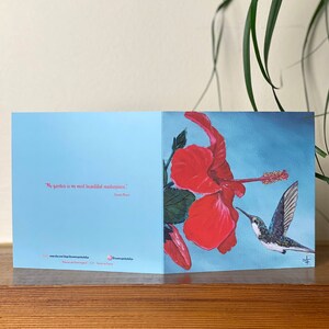 Carte d'art floral, carte de voeux florale, carte d'art floral, carte de voeux artistique, carte de vœux, carte peinte, carte d'art, jolie carte de voeux