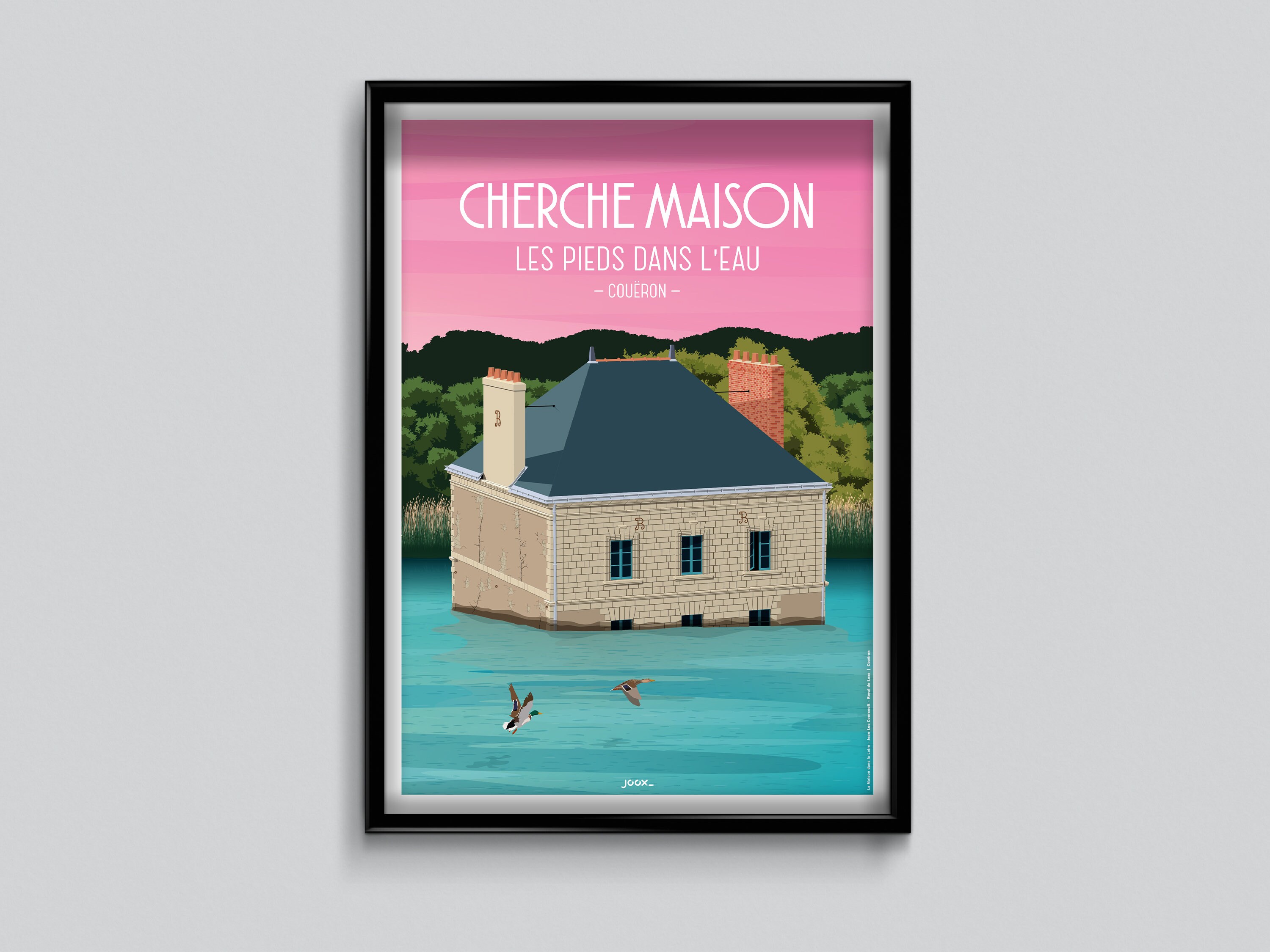 Affiches A2 - La Maison Dans La Loire | de Jour Jean-Luc Courcoult et Royal de Luxe Couëron
