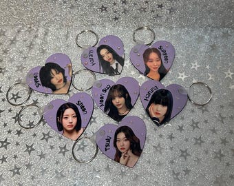 Billlie Bias Rhinestone Concert Keychain