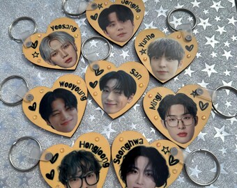 ATEEZ Rhinestone Concert Keychain