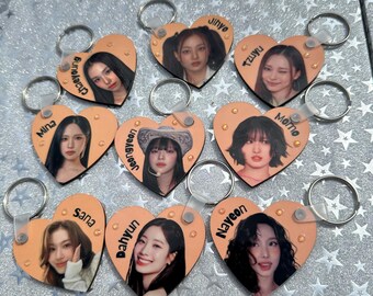 Twice Bias Rhinestone Concert Keychain