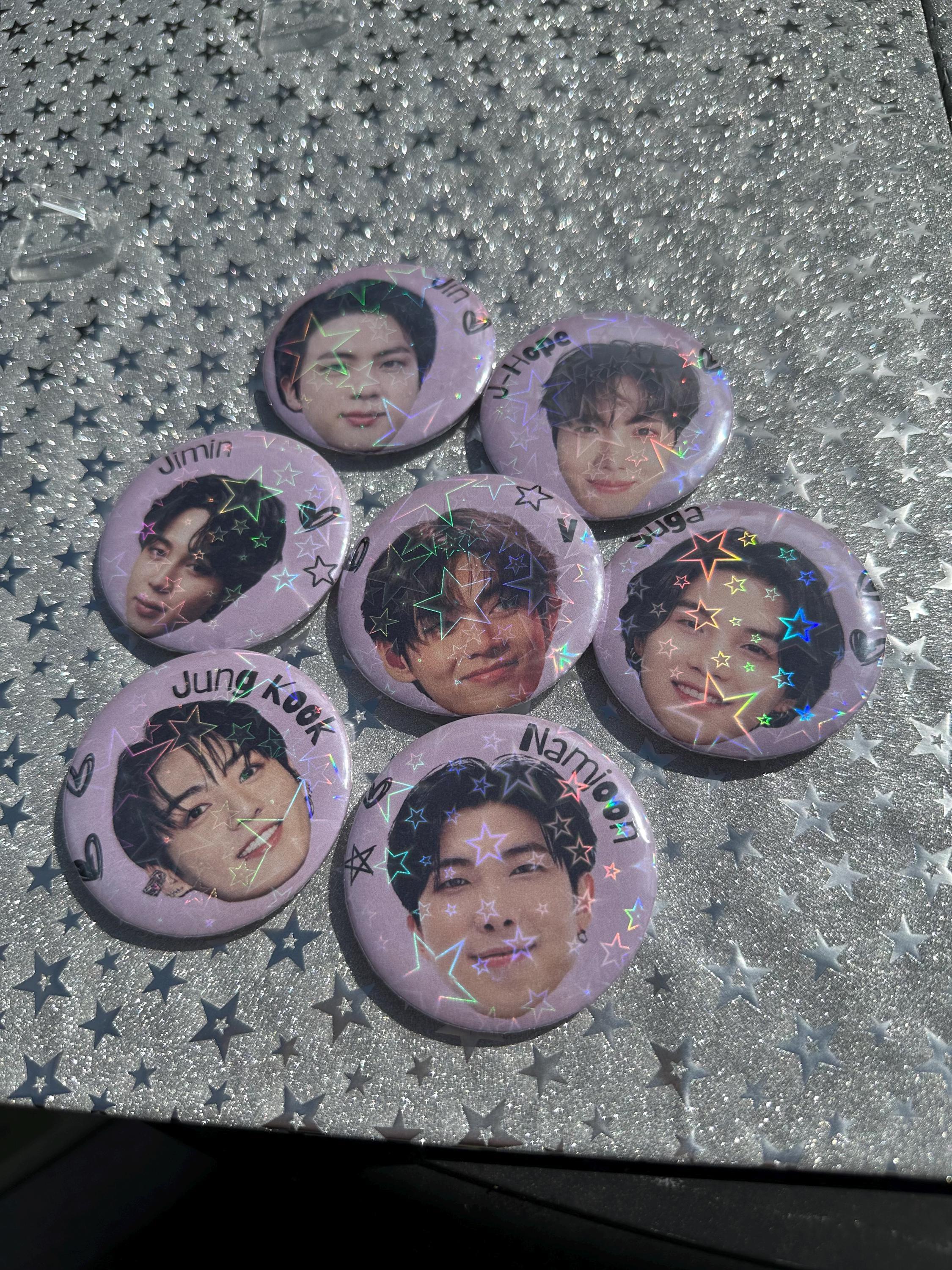 Bts Button Pin - Etsy
