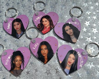 Katseye Bias Rhinestone Concert Keychain