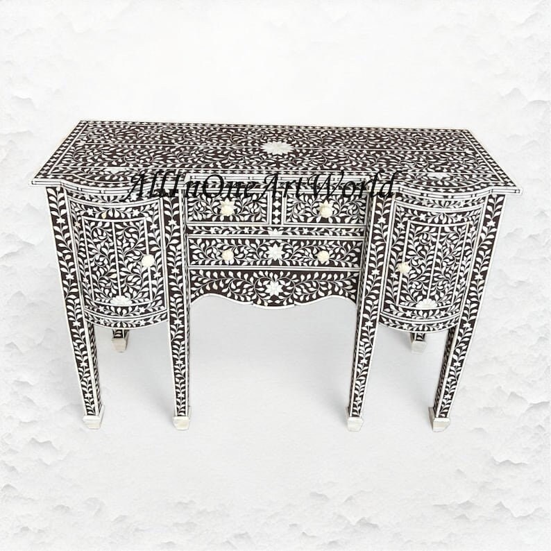 Victorian Bone Inlay Buffet Brown - Etsy