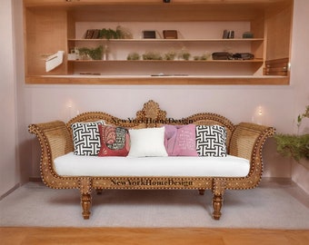 wooden-teak -wood-bone-inlay-newyork-home-design-day-bed