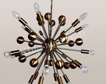 Masterly Classic Looked Sputnik Kronleuchter 18 Licht Runde Kugeln Urchin Fixture Deckenpendellampe