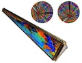 Cosmos Kaleidoscope | Unique Multicolor Clusters, Visual Art (10") product logo