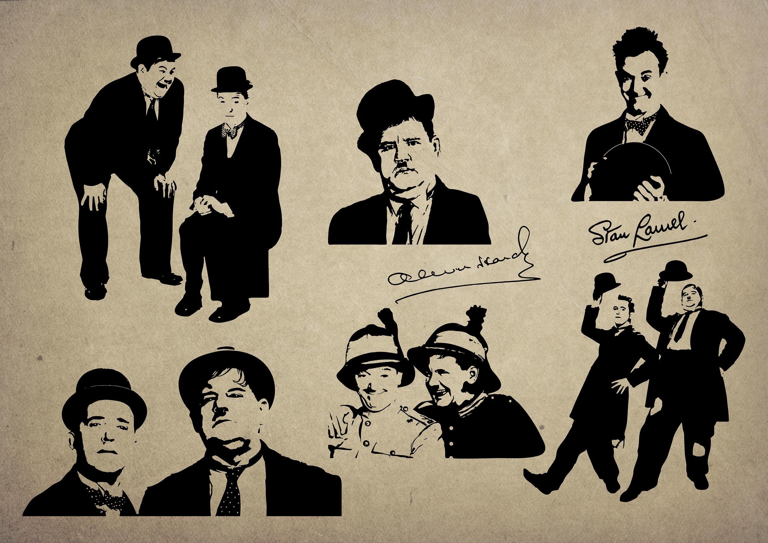 Vintage laurel hardy - Etsy 日本