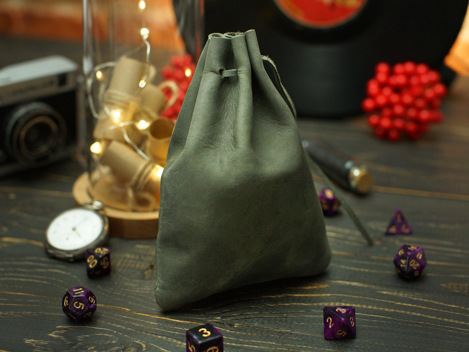 Personalized Dnd Dice Pouch Leather Dnd Dice Bag Gifts for Etsy