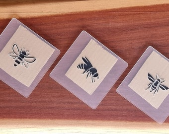 Bee Stencil to decorate your hive - reusable 2mm acrylic