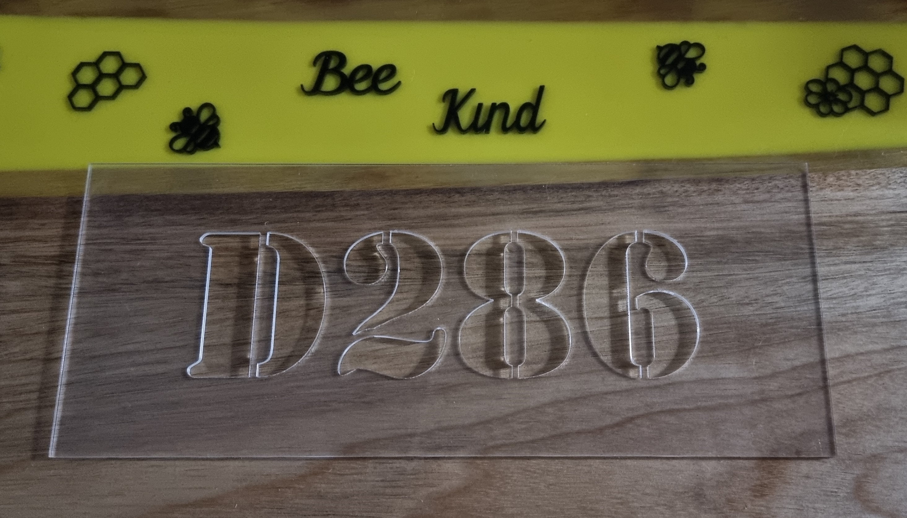 Beehive Registration Number Custom Stencil - Etsy
