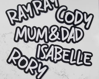 Personalized 3D Acrylic Name Sign - Room Decor