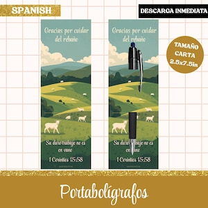 TJ Portabolígrafos JW pour les anciens 1 Corinthiens 15:58 | Pochettes pour stylos cadeaux pour les aînés Regalo Teocrático